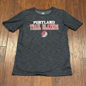XL 16/18 NBA 'Portland Trail Blazers' shirt. Grey. Breathable Material